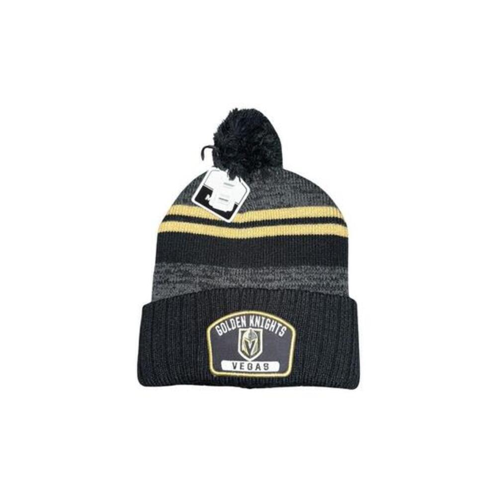 LAS VEGAS GOLDEN KNIGHTS NHL FAN FAVORITE HAT WINTER BEANIE KNIT - Picture 1 of 2